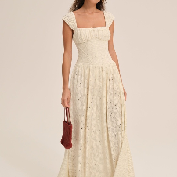 For Love And Lemons Dresses & Skirts - For Love & Lemons Erika Bustier Maxi Dress S / Natural